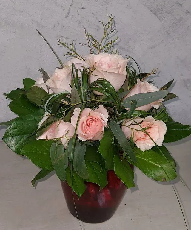 Bouquet Rond de roses